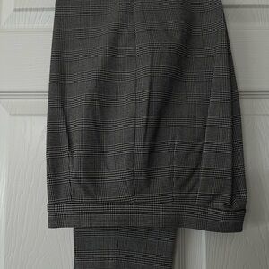Women’s Black Checkered Dress or Casual Pants
